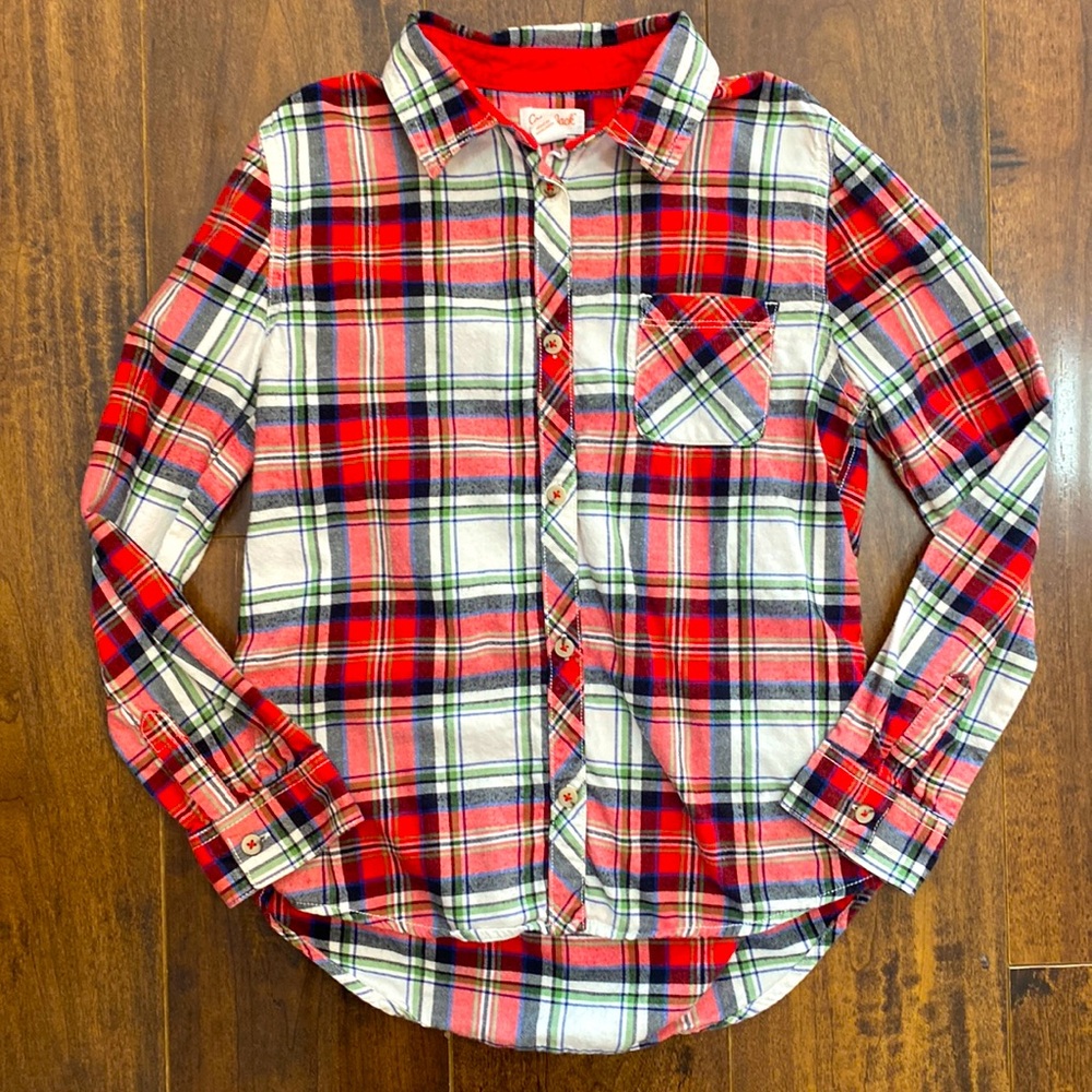 Cat & Jack girls flannel 10/12